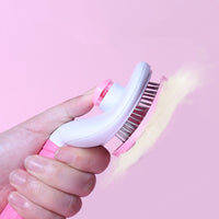 Finally, a Pet Brush That Cleans Itself - No Fur Mess, No Frustration